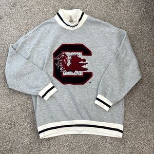 South Carolina Gamecocks mock neck crewneck sweatshirt size S
